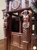 25ft Magnificent Mahogany Carved Statues Canopy Pub Bar