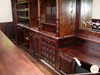 25ft Magnificent Mahogany Carved Statues Canopy Pub Bar