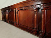 33ft Mahogany LCD TV Media Bar Back