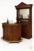 4.5ft Mahogany Roman Home Bar