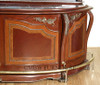 5 Piece Italian inlay Marquetry Marble Top Pub Bar Set w/ 4 Barstools