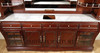 5 Piece Italian inlay Marquetry Marble Top Pub Bar Set w/ 4 Barstools