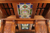 6.5ft Ornate Carved Canopy Home Bar