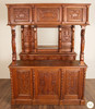 6.5ft Ornate Carved Canopy Home Bar