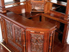 6.5ft Home Canopy Corner Bar w/ Stained Glass
