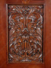 6.5ft Home Canopy Corner Bar w/ Stained Glass