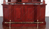 6.5ft Dark Cherry English Canopy Home Pub Bar