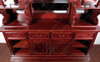 6.5ft Dark Cherry English Canopy Home Pub Bar