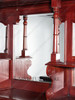 6.5ft Dark Cherry English Canopy Home Pub Bar