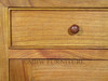 6ft Oak Home Bar Front w/ Brass Rail