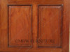 6ft Mahogany Home Bar  Front w/ Hanging Mirror Rack