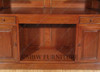 6ft Mahogany Home Bar Front w/ Brass Rails