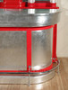 6ft Red/Silver Retro Home Bar