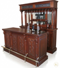 7ft Mahogany Victorian Home Pub Bar
