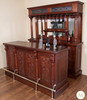7ft Mahogany Victorian Home Pub Bar
