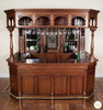 Belmonte 8.5ft Mahogany Canopy Pub Bar Set