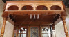 8.5ft Light Mahogany Canopy Pub Bar Set