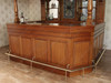 8.5ft Light Mahogany Canopy Pub Bar Set
