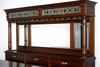 8.5ft Mahogany Stained Glass Pub Bar