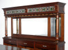 8.5ft Mahogany Stained Glass Pub Bar