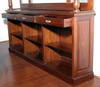 8.5ft Mahogany Stained Glass Pub Bar