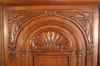 8.5ft Victorian Canopy Pub Bar w/ Stained Glass Doors