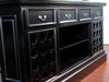 6.5ft Black Canopy Home Pub Bar