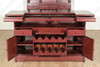 6ft Mahogany/Cherry Cocktail Home Bar
