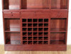 6ft Mahogany/Cherry Cocktail Home Bar