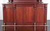 8.5ft Cherry Home Pub Bar w/ Stained Glass