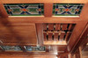 9.5ft Mahogany Stained Glass Corner Pub Bar