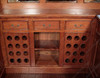 9.5ft Mahogany Stained Glass Corner Pub Bar