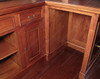 9.5ft Mahogany Stained Glass Corner Pub Bar
