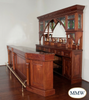 12.5ft Mahogany Pecan Victorian Pub Bar