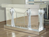 6ft Mirrored Glass Home Bar
