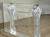 6ft Mirrored Glass Home Bar