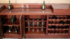 10ft Mirror back Corner Bar w/ Bottle & Glass Rack