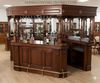 13ft Corner Canopy Pub Bar w/ Brass Rails