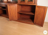 14ft Distressed Mahogany Stained Glass Canopy Pub Bar