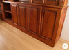 14ft Distressed Mahogany Stained Glass Canopy Pub Bar