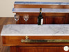 7.5ft Mahogany U-Shape Marble top Horseshoe Bar
