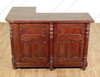 6ft Solid Mahogany Carved Corner Home Pub Bar