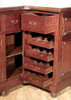 6ft Solid Mahogany Carved Corner Home Pub Bar