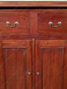 6ft Solid Mahogany Carved Corner Home Pub Bar