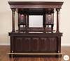 Dark Mahogany Canopy Pub Bar