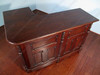 6ft Solid Mahogany Corner Home Pub Liquor Wine Bar