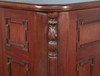 6ft Solid Mahogany Corner Home Pub Liquor Wine Bar