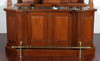 6.5ft Light Mahogany English Canopy Pub Bar