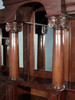 12ft Mahogany L- Shape  Pub Bar w/ Marble Top