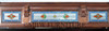 14ft Gothic Mahogany Stained Glass Canopy Pub Bar